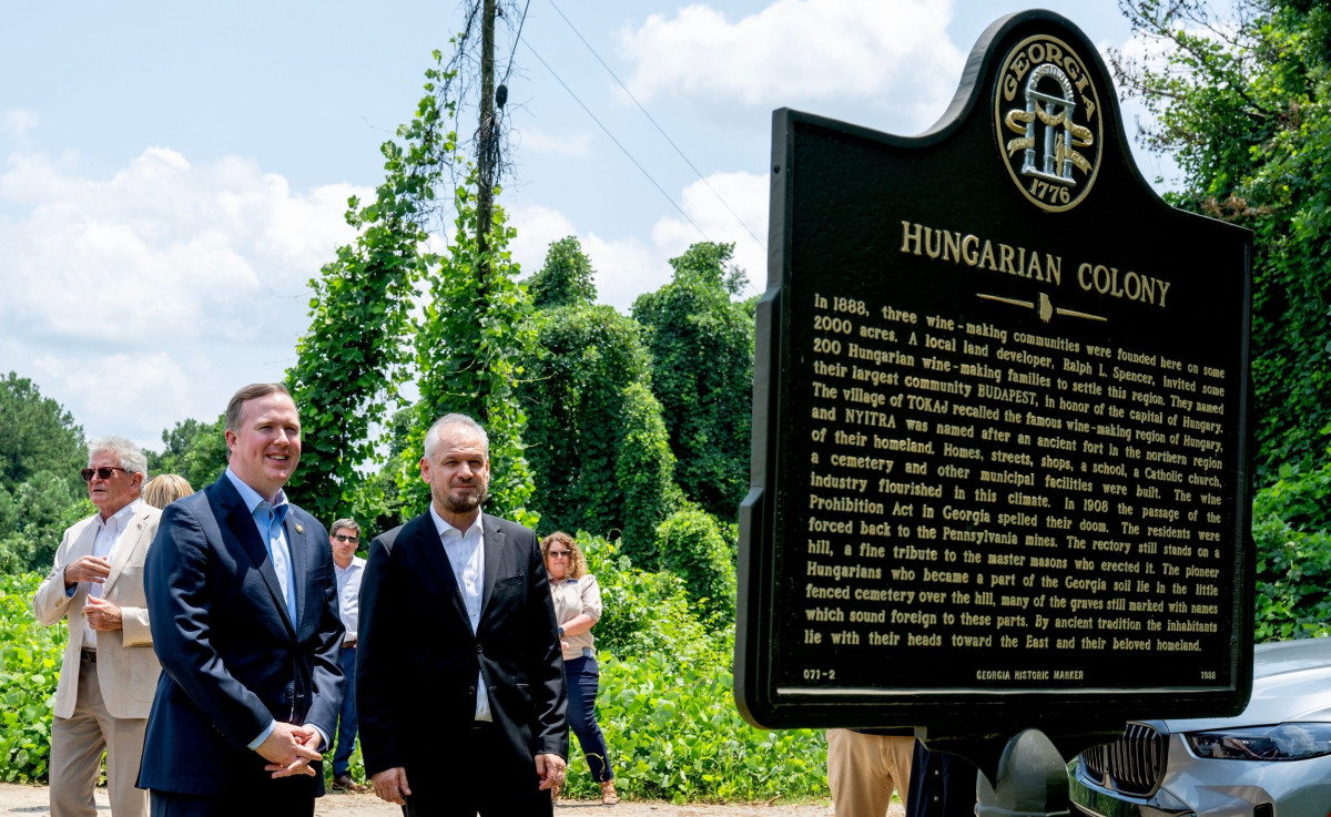 Congressman Brian Jack Welcomes Hungarian Ambassador Szabolcs Takács to Haralson County to Honor Early Hungarian Pioneers