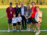 Congressman Brian Jack joins Harris County native Jacob Crumbley of the U.S. Men’s National Cerebral Palsy Soccer Team at the 2026 IFCPF Cerebral Palsy World Cup in Fayette County.
