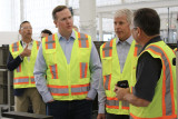 Congressman Jack tours Rinnai assembly line