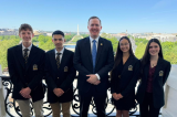 Congressman Jack leads the winning students of the Congressional App Challenge from Carrollton High School on a tour of the United States Capitol.