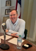 Congressman Jack hosts a Fireside Chat at the Little White House in Warm Springs.