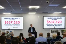 Congressman Jack visits the University of West Georgia in Carrollton, to which he delivered $637,520 in federal funding for safety and infrastructure improvements.
