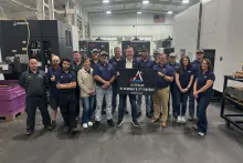 Congressman Jack tours GM Diecron in Griffin, which manufactures high-precision metal components built to exact specifications for Artemis II’s suppliers.